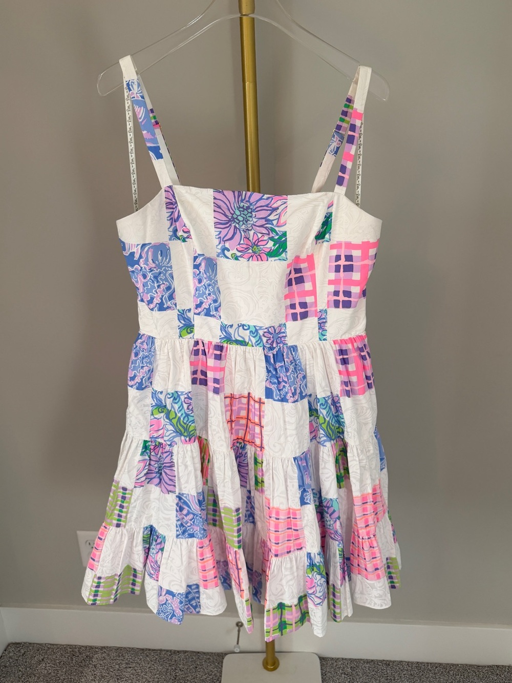 Lily Pulitzer Patchwork Floral Sundress - Size 8
